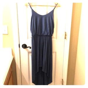 Blue High-Low Dress
